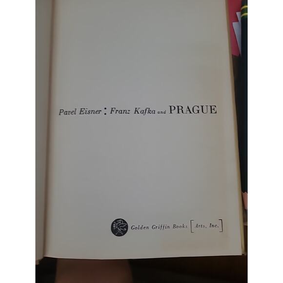 franz kafka And Prague By Pavel Eisner 1949 1st Edition - Picture 4 of 5